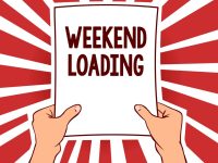 "weekend loading" banner