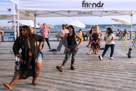 Afsaana Bollywood Dance Class on Seattle waterfront pier 62