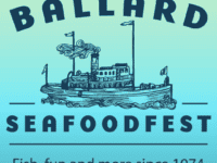 Banner: Ballard Seafood Fest. Fish, Fun and more since1974.