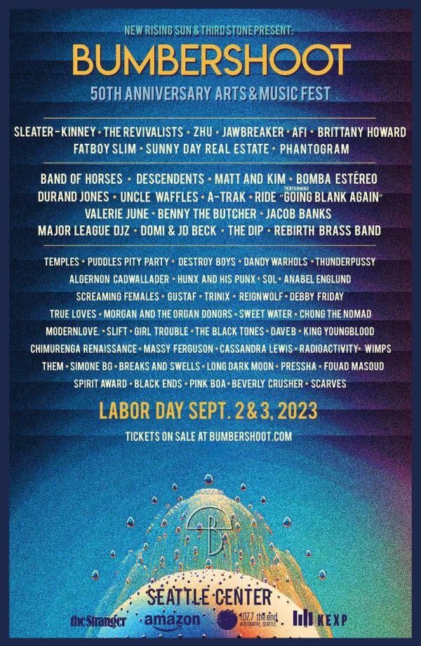 Bumbershoot 2023 poster