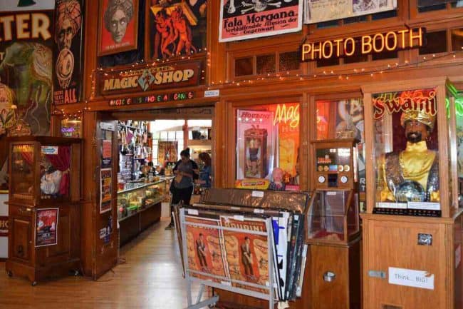 Magic Shop storefront at Pike Place Market "Down Under"