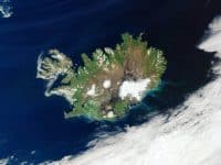 Iceland aerial view