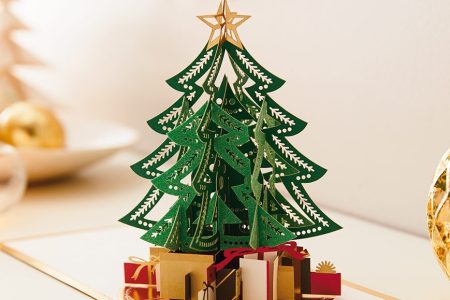 Hallmark paper Christmas tree
