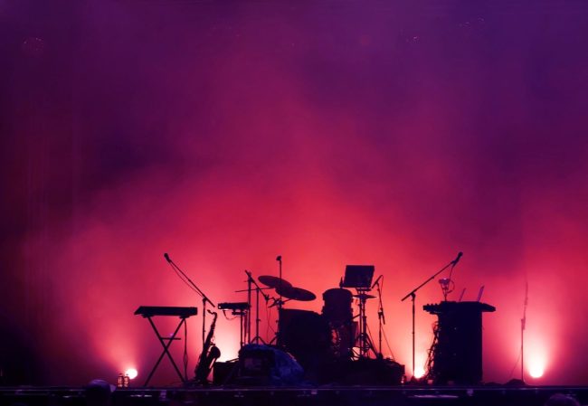 empty concert stage