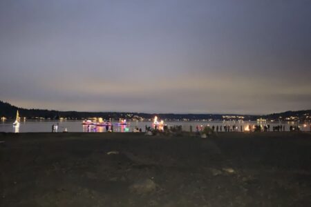 Lake Sammamish lighted boat parade