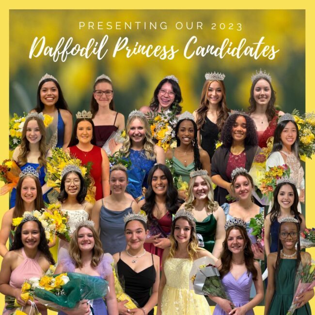 Daffodil Festival 2023 princess candidates