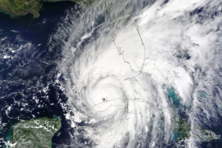 Hurricane Ian, captured by NASA MODIS instrument