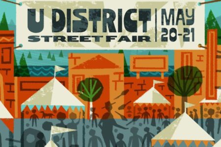 Banner for U District Street Fair 2023