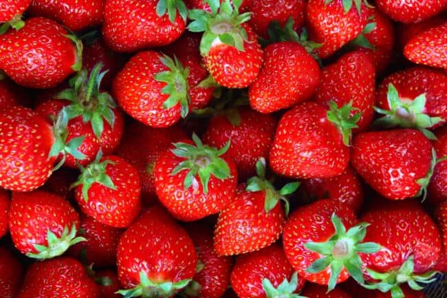 fresh strawberries
