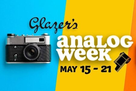 Banner for Glazer Analog Week May 15-21 2023