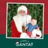 Where is Santa holding toddler example image