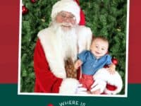 Where is Santa holding toddler example image