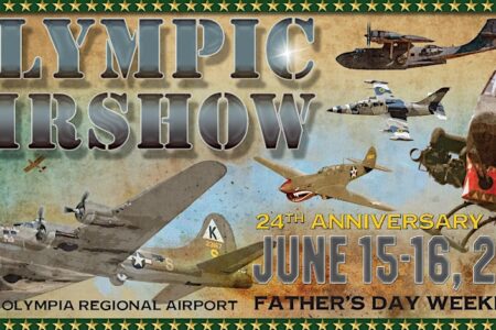 Olympic Air Show 2024 banner
