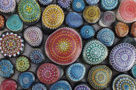 Chimacum Arts and Crafts fair painted stones