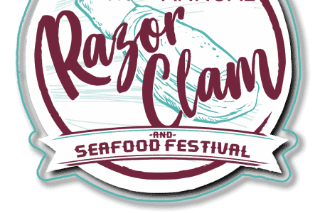 Ocean Shores Razor Clam festival 2019 logo