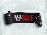 Banner for Black Friday shopping sale
